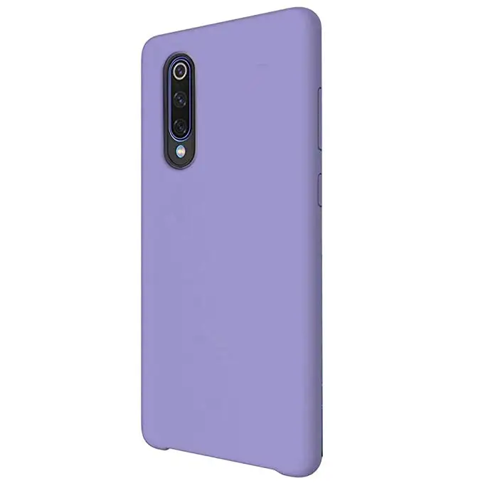 Case For Xiaomi Mi9 Liquid Silicone Slim Rubber Color Design Shockproof Protective Back Cover For Xiaomi Mi 9 Smartphone