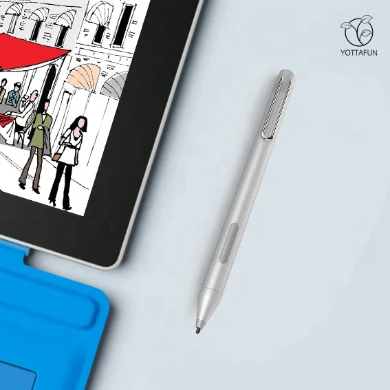 Chinese factory ODM Custom active stylus pen 1024 levels of pressure sensitivity with tilt tablet stylus pen for surface pro