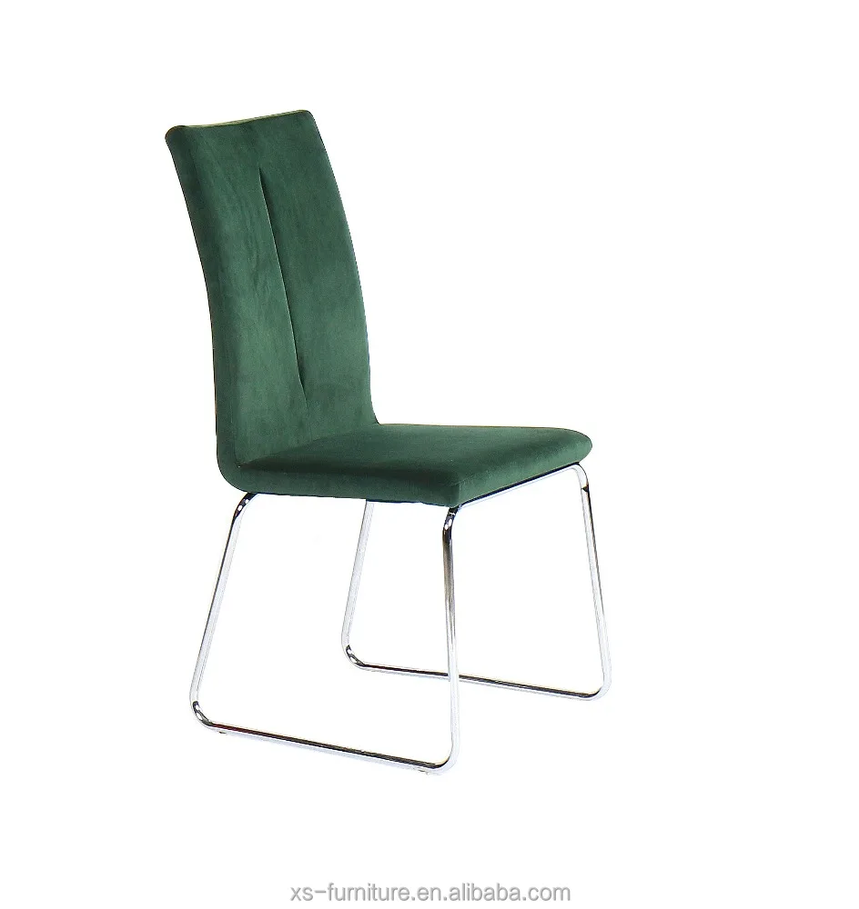 Modern Room Stainless Steel High Back Furniture European Red Heavy Blue Cheap Leather Dining Chair