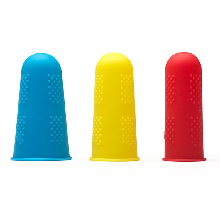 anti-slip soft silicone rubber finger cots/finger cover protector