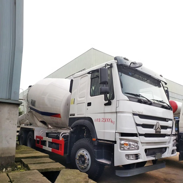 
HOWO chassis truck-mounted 6m3 concrete truck mixer for sale 