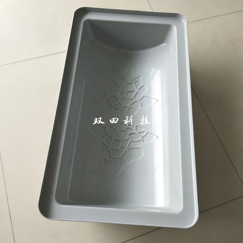 Thick vacuum formed plastic pets box pets coffin dogs/cats coffin 565*318*240mm