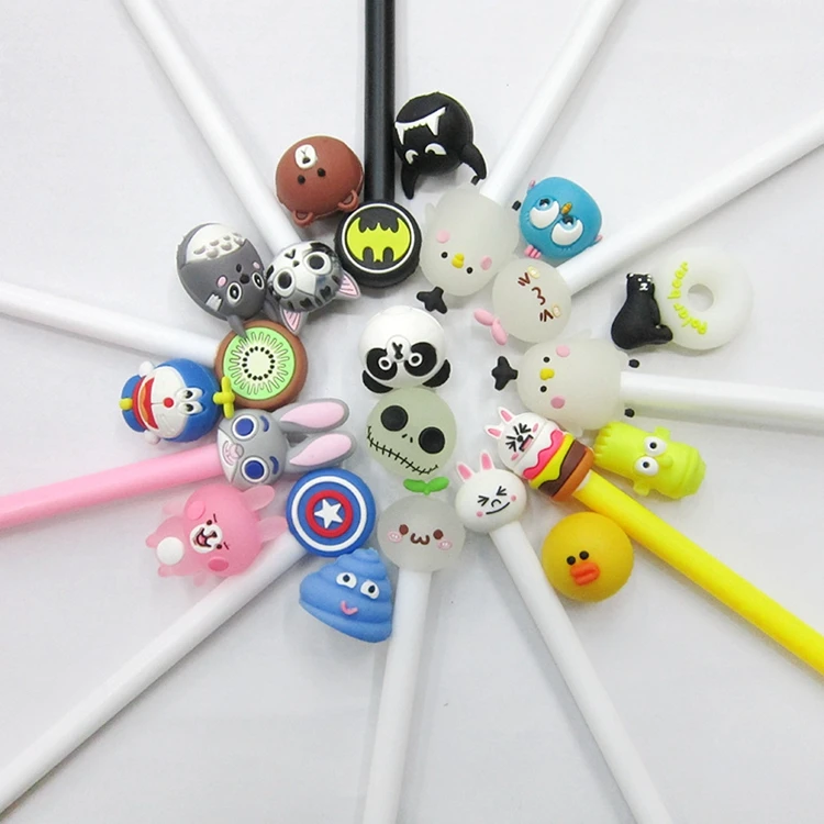 Custom Fidget Pencil Toppers Cartoon Animal Cute Pencil Topper For Kids School Usage