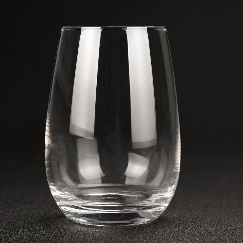 Factory Wholesale Blank Stemless Wine Glass Tumbler Custom for Wedding Christmas Birthday Gift Bar Restaurant Hotel