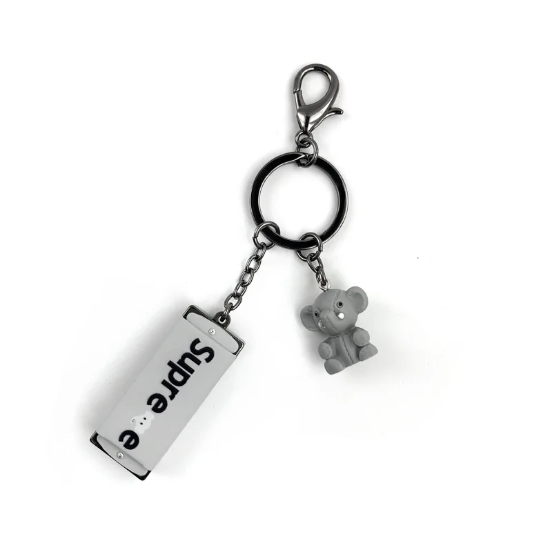 Cute Cartoon Animal Mini Harmonica Children Gift Custom Resin Keychain