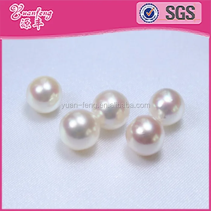 High quality loose pearl plastic round no hole beads