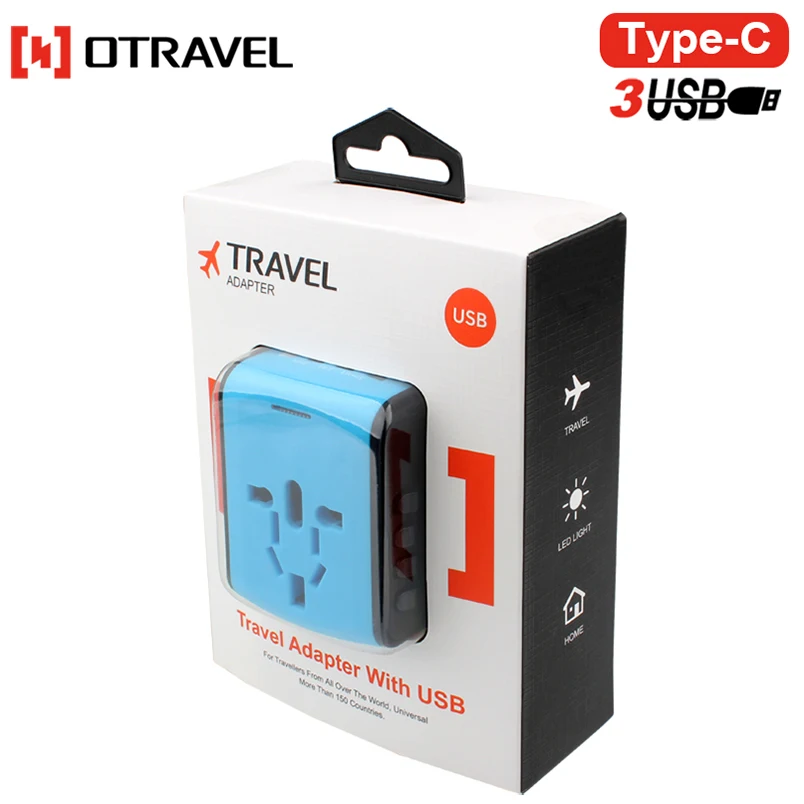 2019 March EXPO Promotion Type C мировой универсальный международный адаптер для путешествий с 4 USB Смарт-портами для зарядки