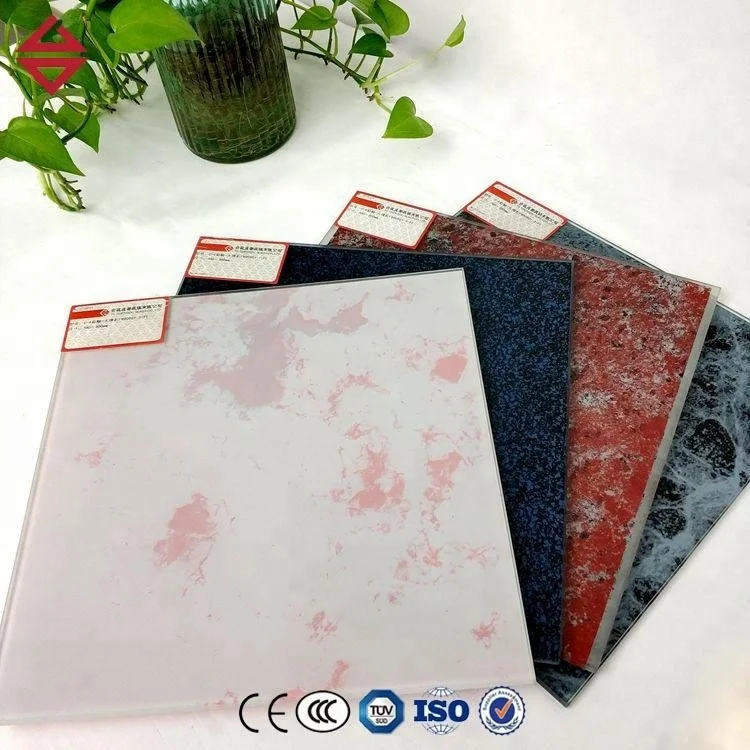 COLOR BACK PAINTED BUILDING GLASS TEMPERED CERAMIC SILKSCREEN GLASS PLATE PRICE