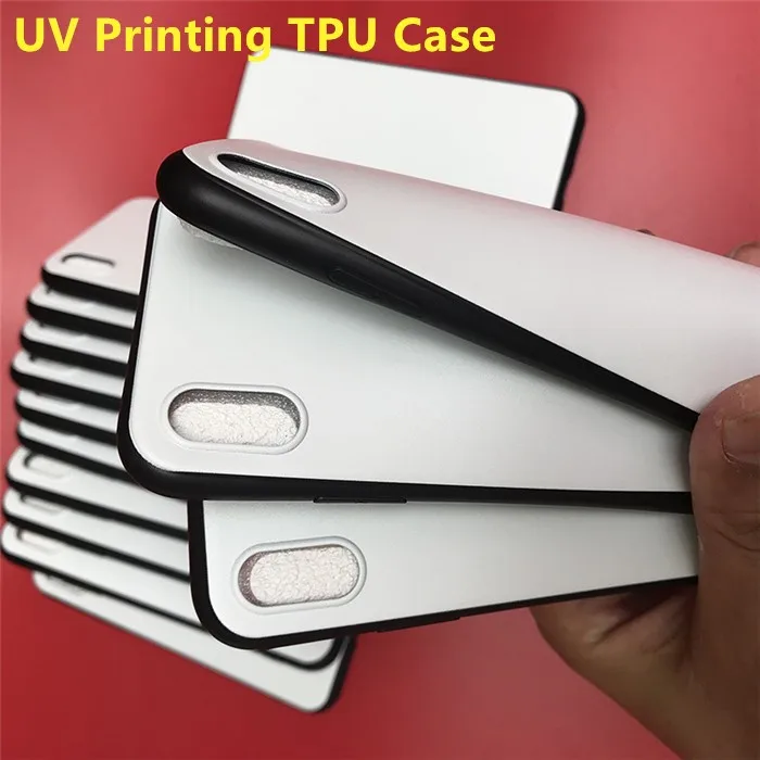 UV Printing Whole Soft Silicone TPU Matte Blank Phone Case Covers For iPhone 6 6 Plus 7 7 Plus X For Samsung S6 S7 Edge