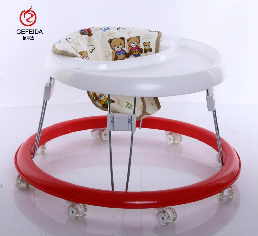 GFD Stainless Steel Frame Material Round Baby Walker New Model 2017