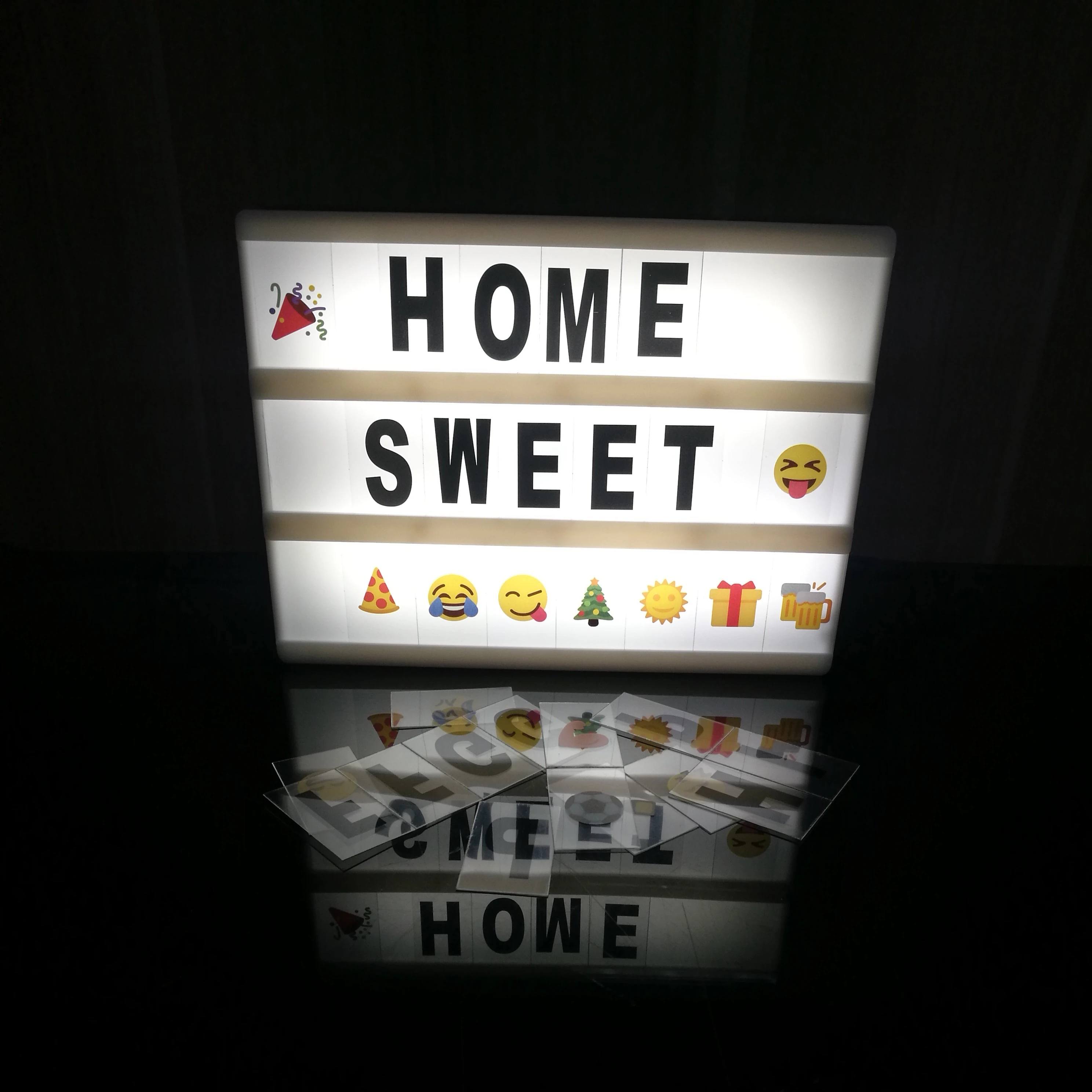 
DARK HERO brand Color changing My Cinema letters Lightbox A4 INS led light box for home decor gift with remote control 