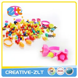 Пластиковые красочные детские бусины на шнуровке «сделай сам» для девочек