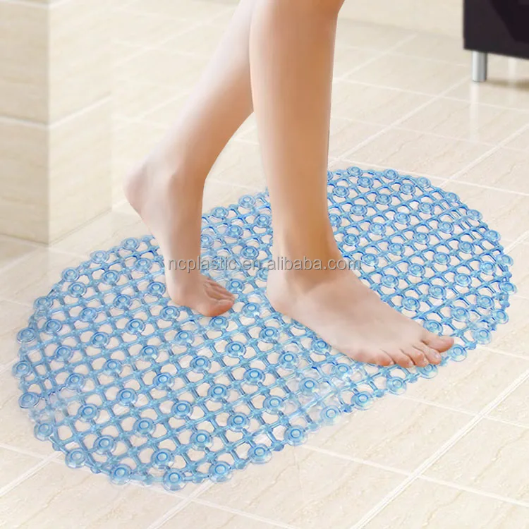 Swimming Pool Grating Washable Rugs Anti slip Mat Plastic Bath with Suction Cup