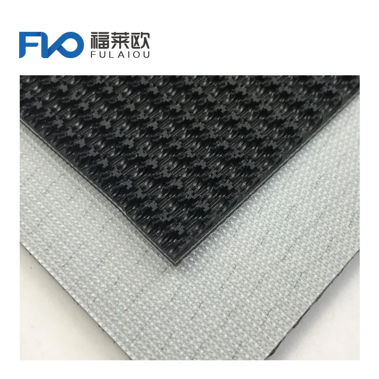 2021 new Newly Design Black Wedge Rough Top Surface Conveyor Belt