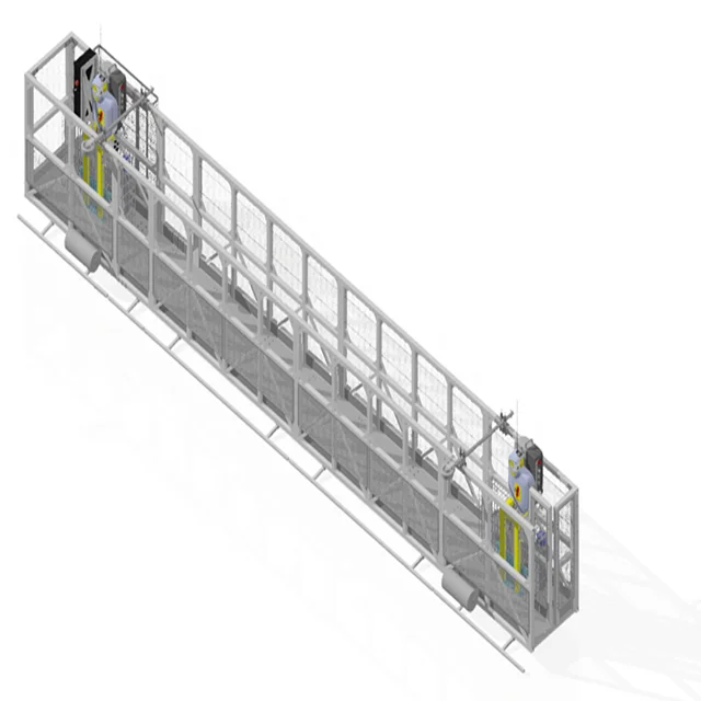 platform length 6m ZLP630 suspended cradle with LTD6.3 hoist