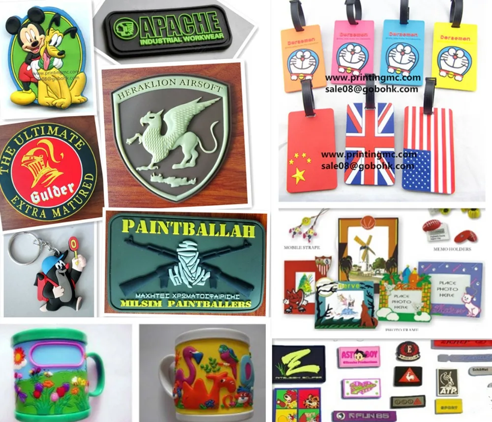 12 Colors Soft Rubber Pvc Logo/label Dispensing making Machine