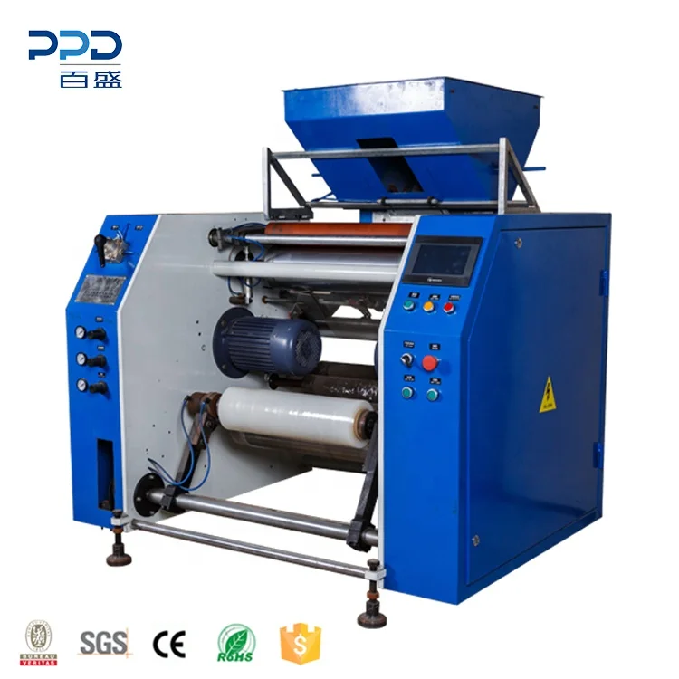 New Arrival Fully Automatic Electric 4kw Pre Stretch Film Rewinder Machine