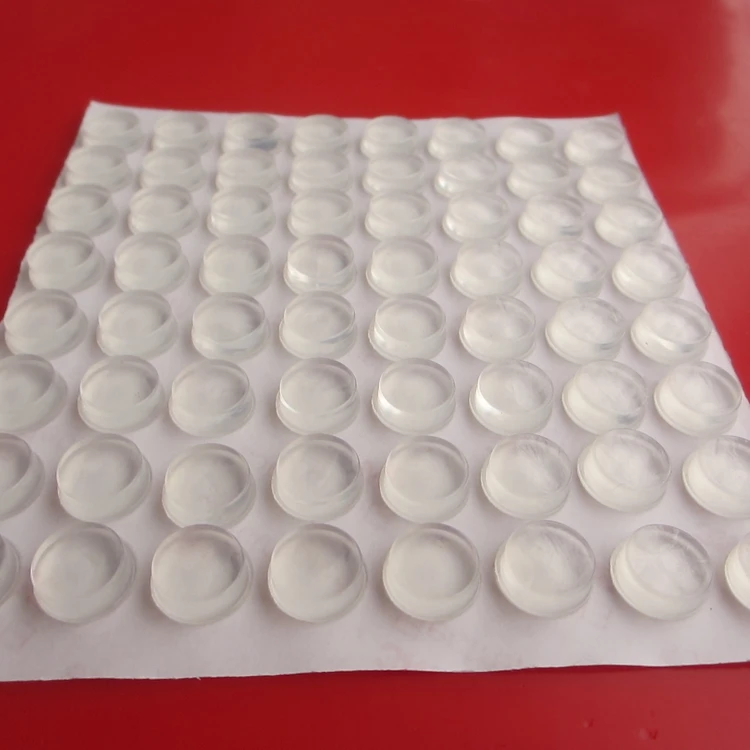 
Transparent Square Rubber Pad,Anti Slip Non Skid Feet Pad For Glass,Table Chair And Sofa 
