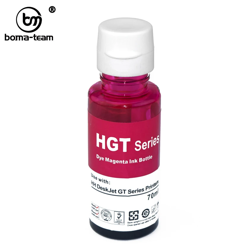 Replacement Refillable Dye Ink Kit For HP GT51 GT52 GT5810 GT5820 5810 5820 Deskjet Printer Ink