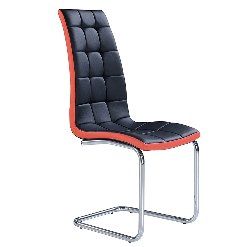 
Italian Black PU leather bow legs dining chaise 4/6/8 seater 