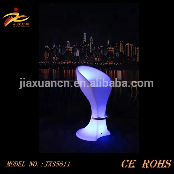 garden led glow furniture outdoor chair,led stool