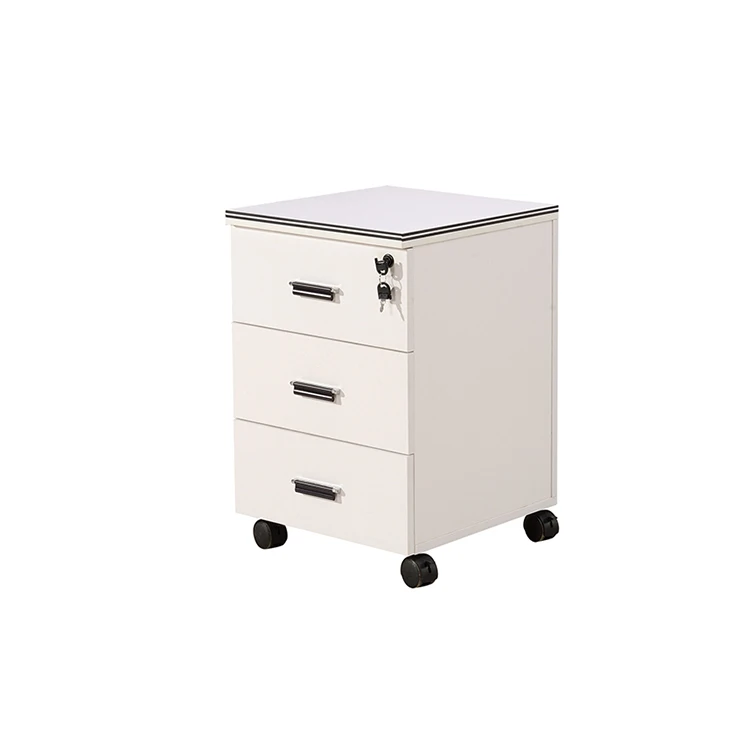 Shisheng Furniture Promotional 3 Drawer Movable Office Storage File Cabinet
