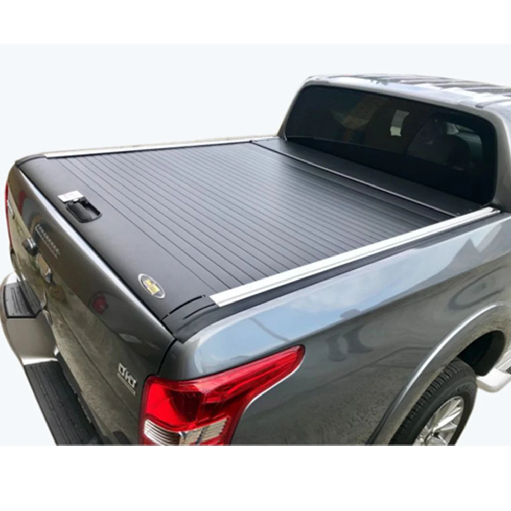 
waterproof pickup truck bed cover 4X4 Aluminum Roller lid With Lock for Tundra 6.5ft without utility rack 2014-2018 
