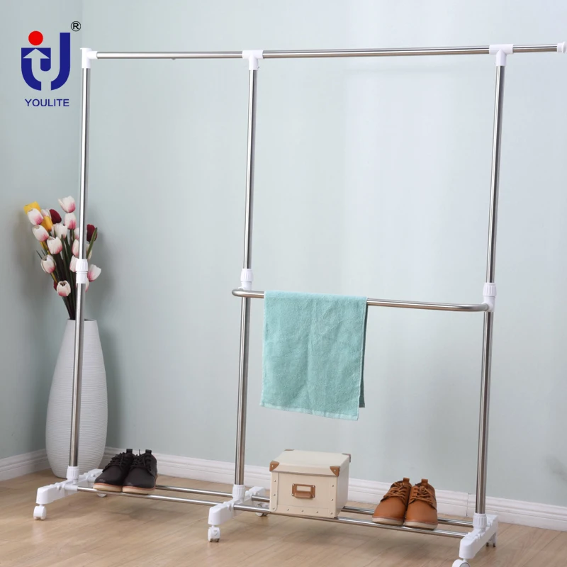 Excellent quality standing folding clothes display drying rack