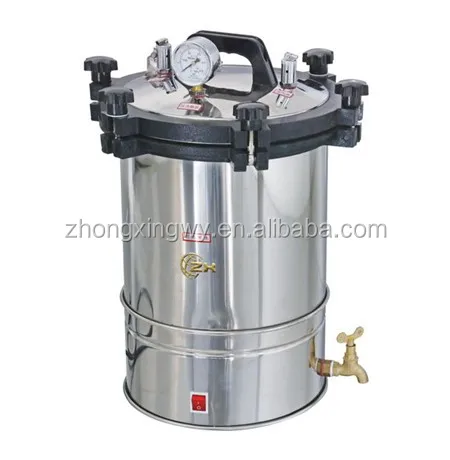 Volume 18L/24L/30L! Portable type laboratory autoclave CE standard