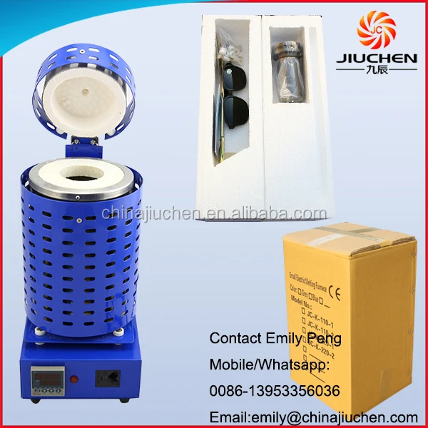 Small Portable Electric Gold Silver Copper Smelter with 1kg 2kg 3kg 4kg