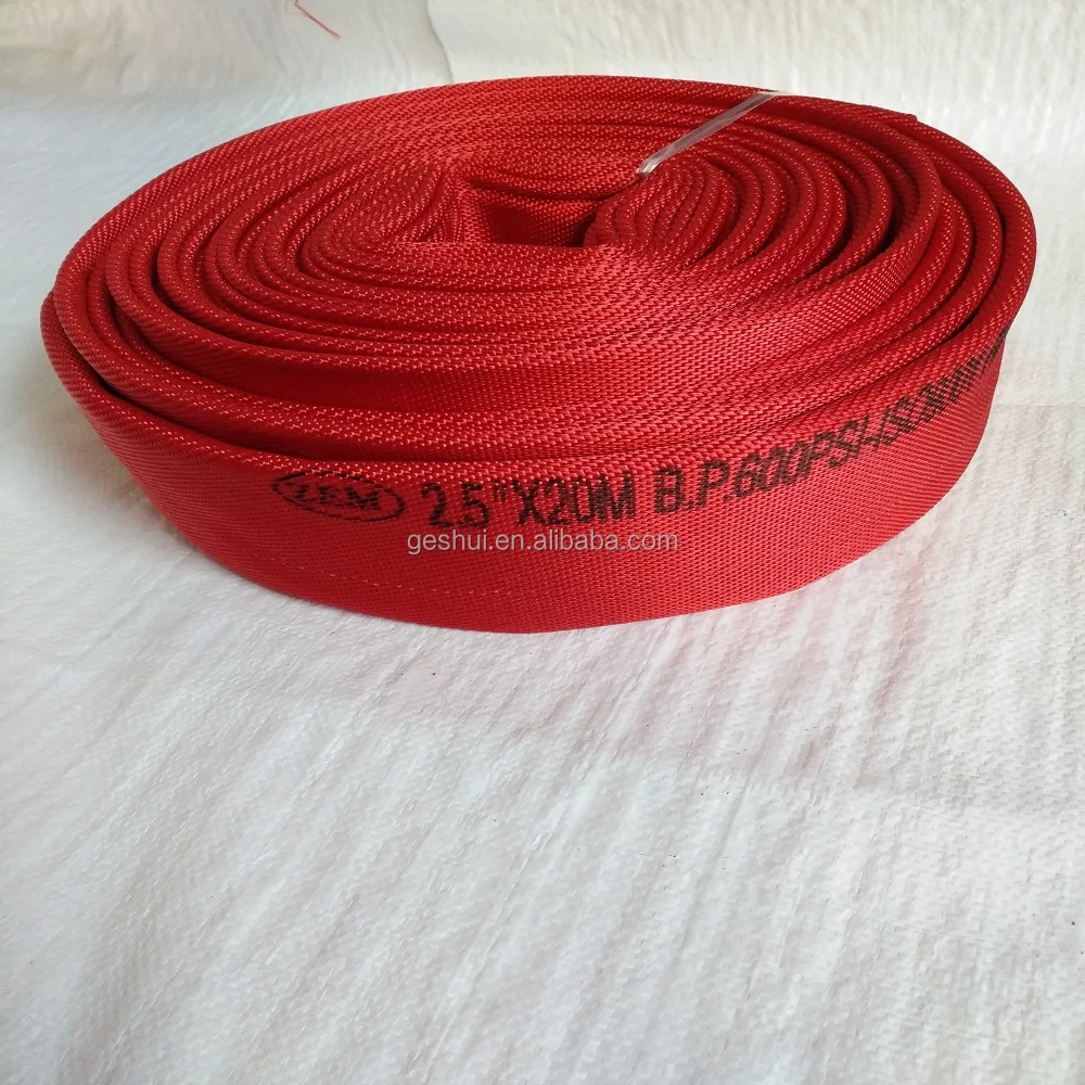 Горячие продажи ПВХ линии огня шлангов с высокого давления в красный цвет