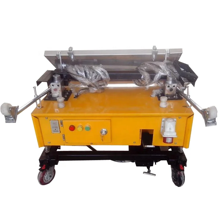 Building tools automatic plastering machine wall cement rendering machine