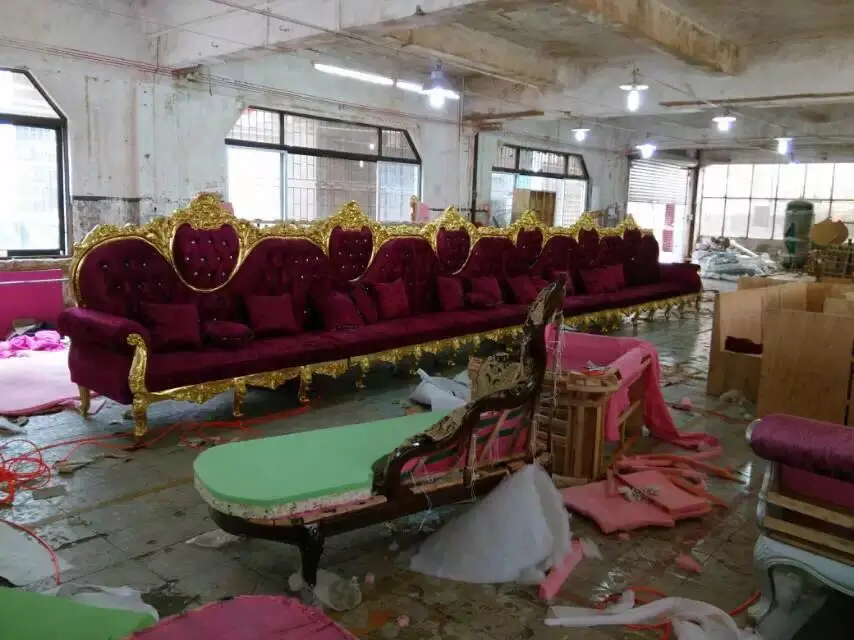 Newest fashion wholesale reception area salon throne sofa for salon / KTV