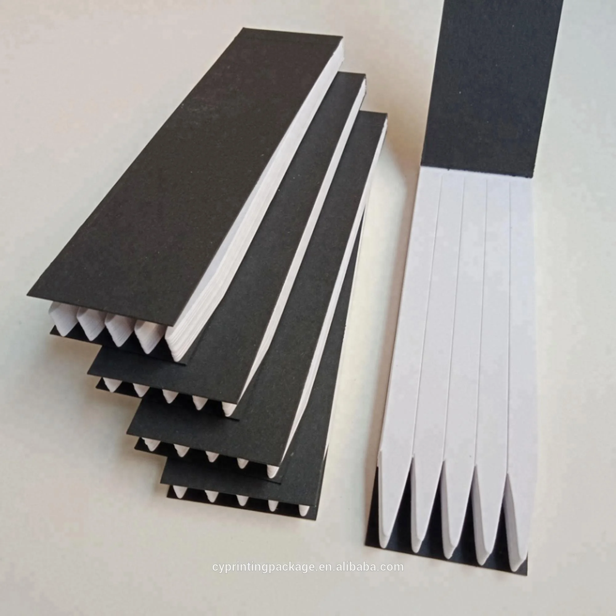 
High quality blank ultra white perfume test paper with paper card 