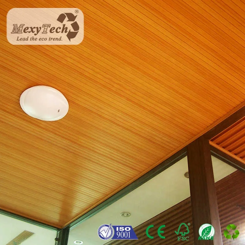 Modern indoor house roof Wood Plastic Composite Ceiling Design