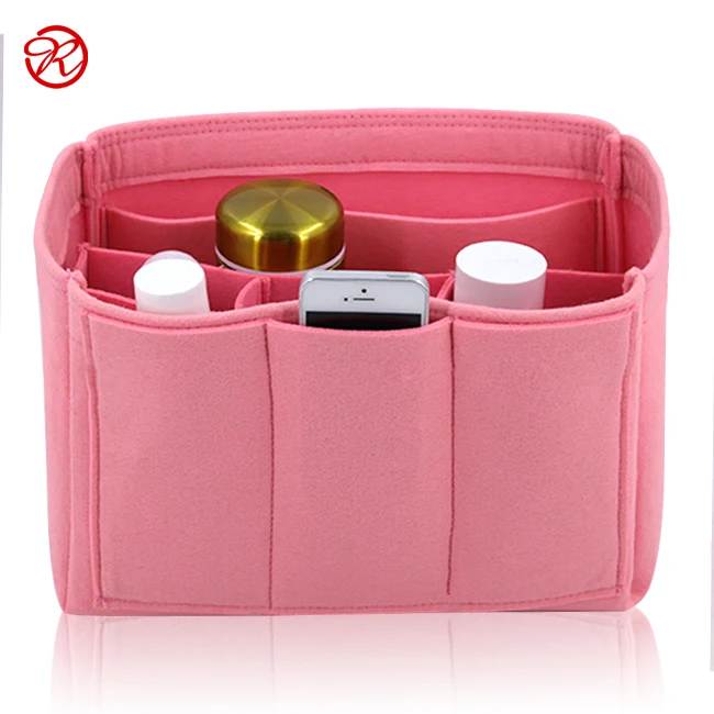 
Felt Handbag Organizer Cosmetic Insert Smart Design and Storage Save Time and Stress Switch Bags Quickly 