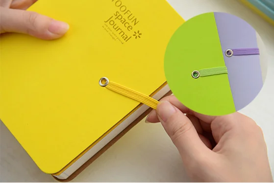 2020 Custom dot grid a5 journal notebook with pen holder