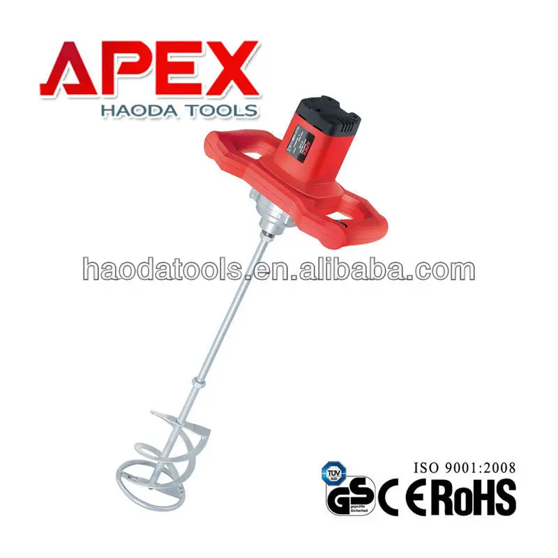 Haudo 1600w Electric Hand Mixer for Plaster, Cement, Mortar Tile Adhesive