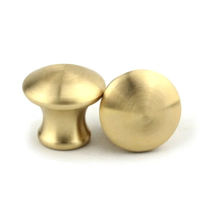 Professional custom solid copper brass ball for furniture handle knob