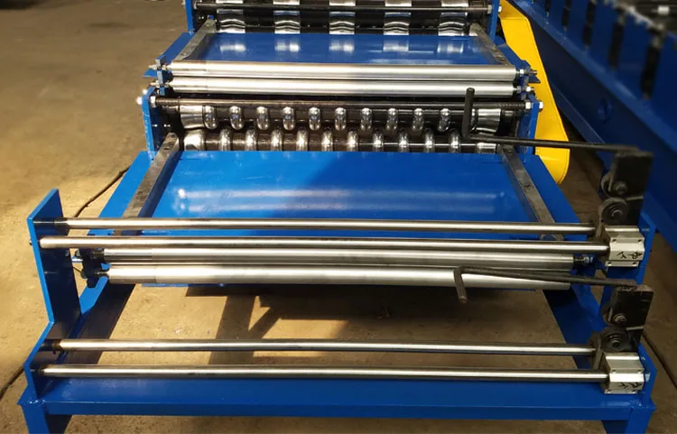 
Aluminum Roofing Sheet Roll Forming Machine Double Layer Metal Tile Making Machine In China 