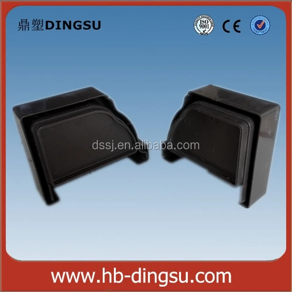 PVC roof gutter channel drop outlet for metal tile roof house drainage