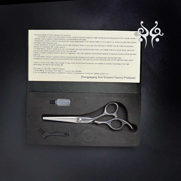 Professional Ceramic Material Hair Scissors For Hairdressers