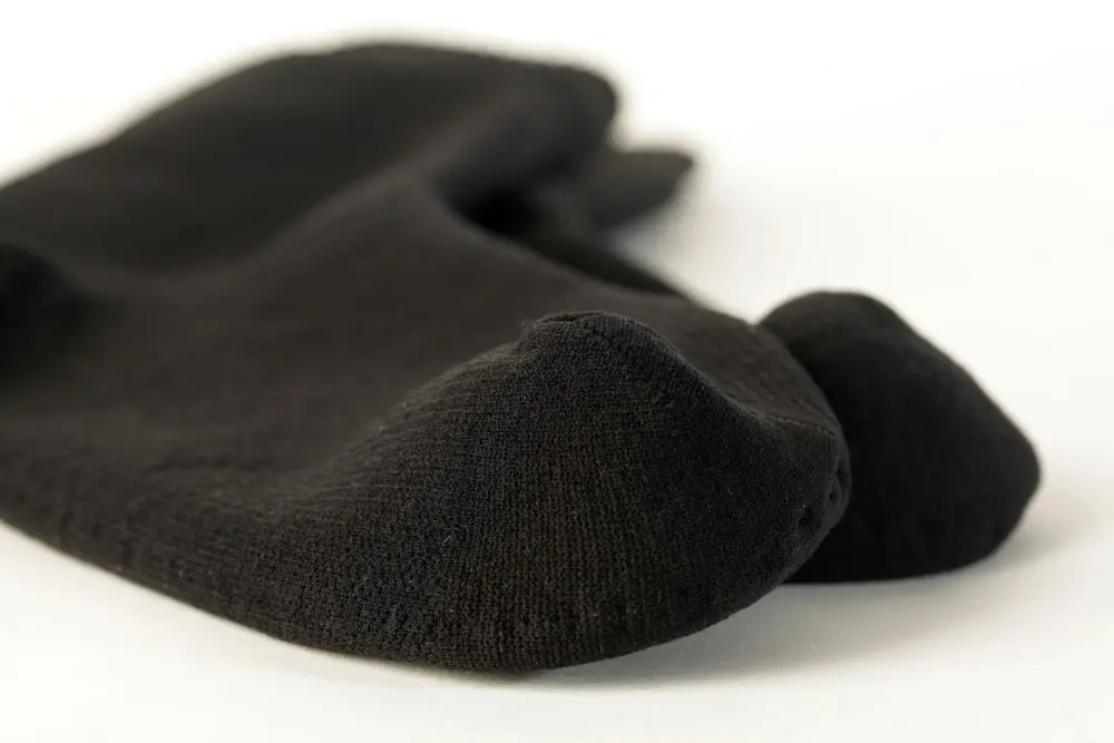 High Elastic Fiber Nylon Waterproof Breathable Socks, Coolmax Comfort Running Riding Outdoor Sport Socks Black