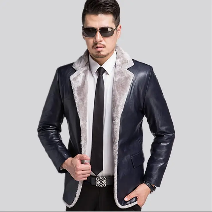 Compra Chaqueta de cuero de aviador online al por mayor de