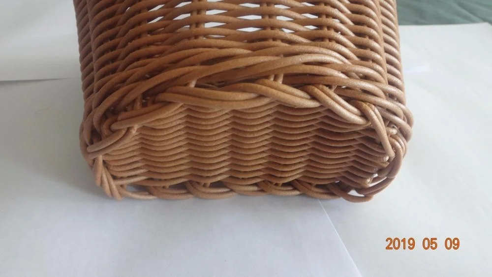  Vintage Bicycle Rattan Woven Wickerwork Wicker Basket Rural Wind Vegetable