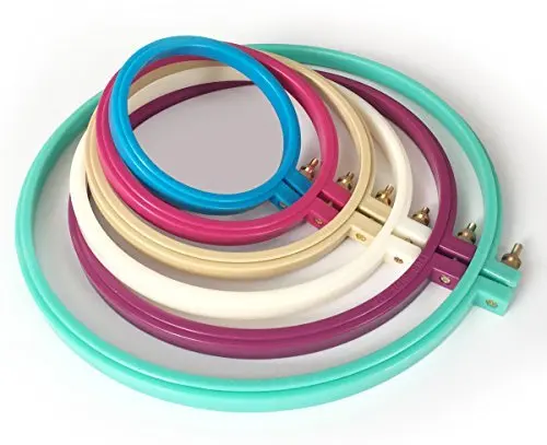 Кольцо для вышивки крестом, набор колец для вышивки крестиком, размеры 4, 5, 6, 7, 8, 10 дюймов