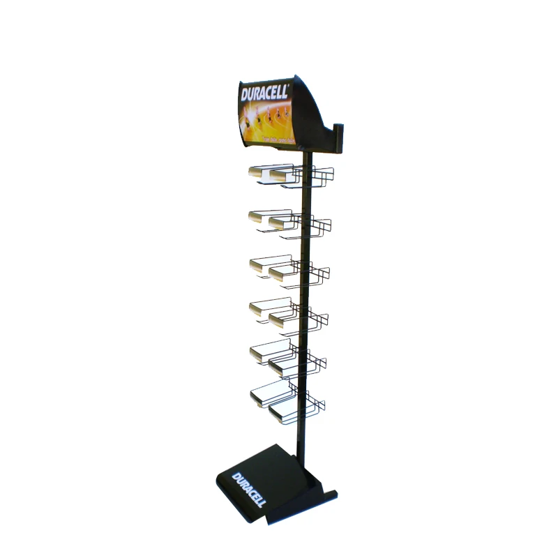 Professional Customized Metal Ceramic Tile Floor Metal Display Rack And Stand