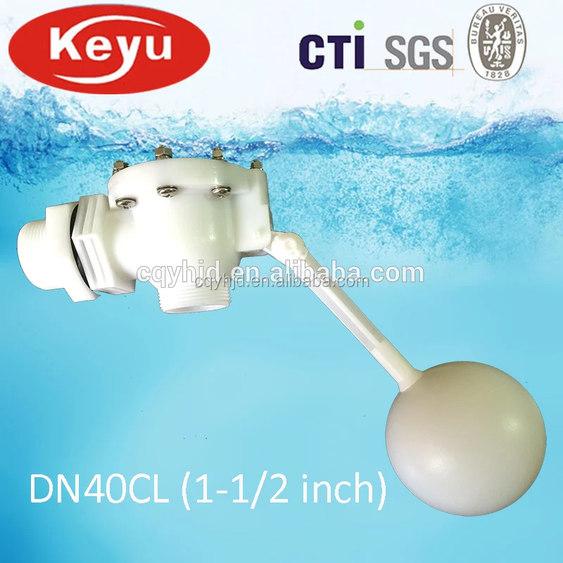 Asia product,Plastic floating ball valve, Plastic/PE ball