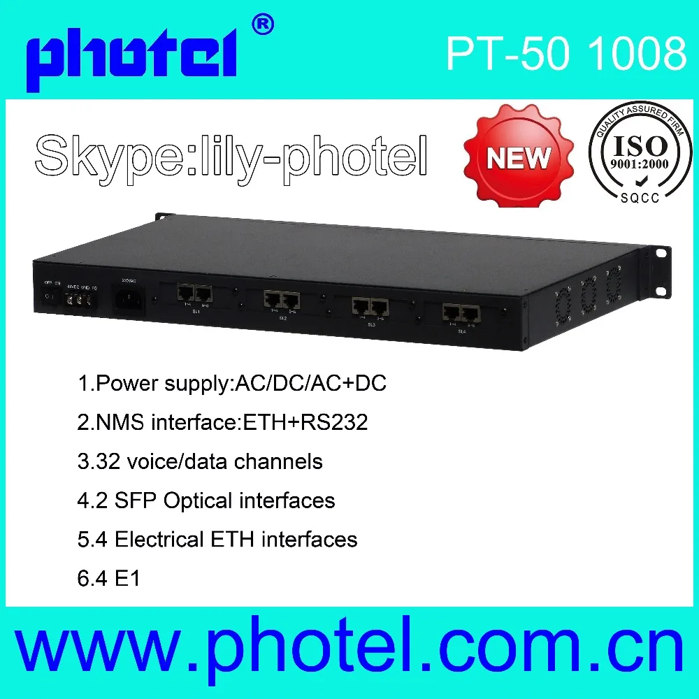 
30 FXS/FXO/E&M+4E1+4ETH pcm multiplexer 1~30 channel 2/4 wire E&M to fiber optical 