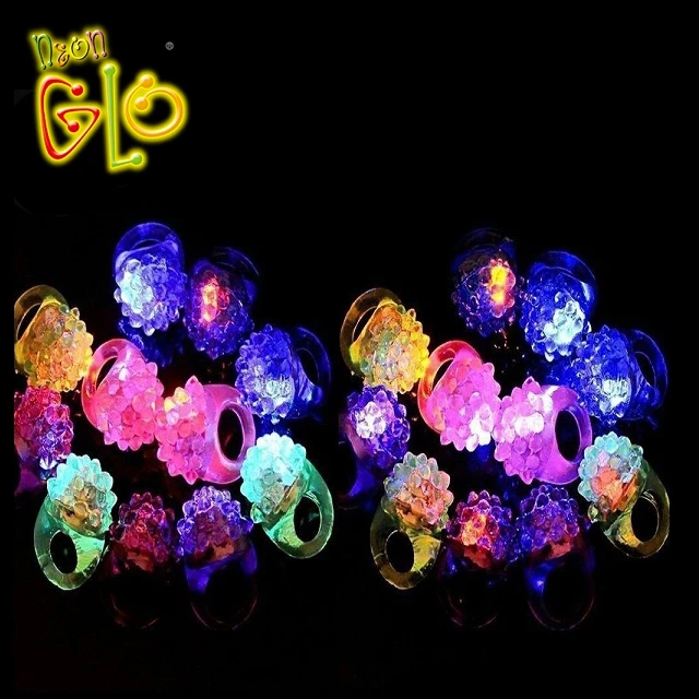 Alibaba Wholesale Kids Toy Rainbow LED Jelly Ring